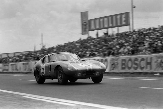 1964 Le Mans Shelby Daytona Coupe racing action