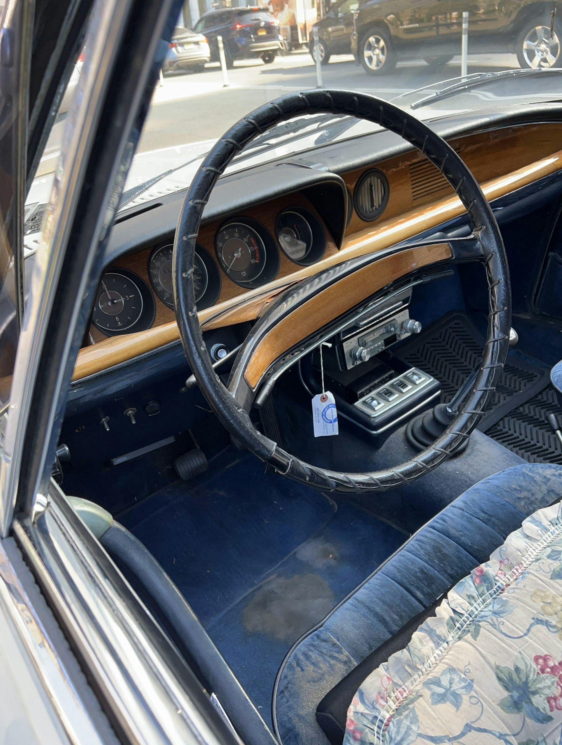 1967 BMW 2000CS interior vertical