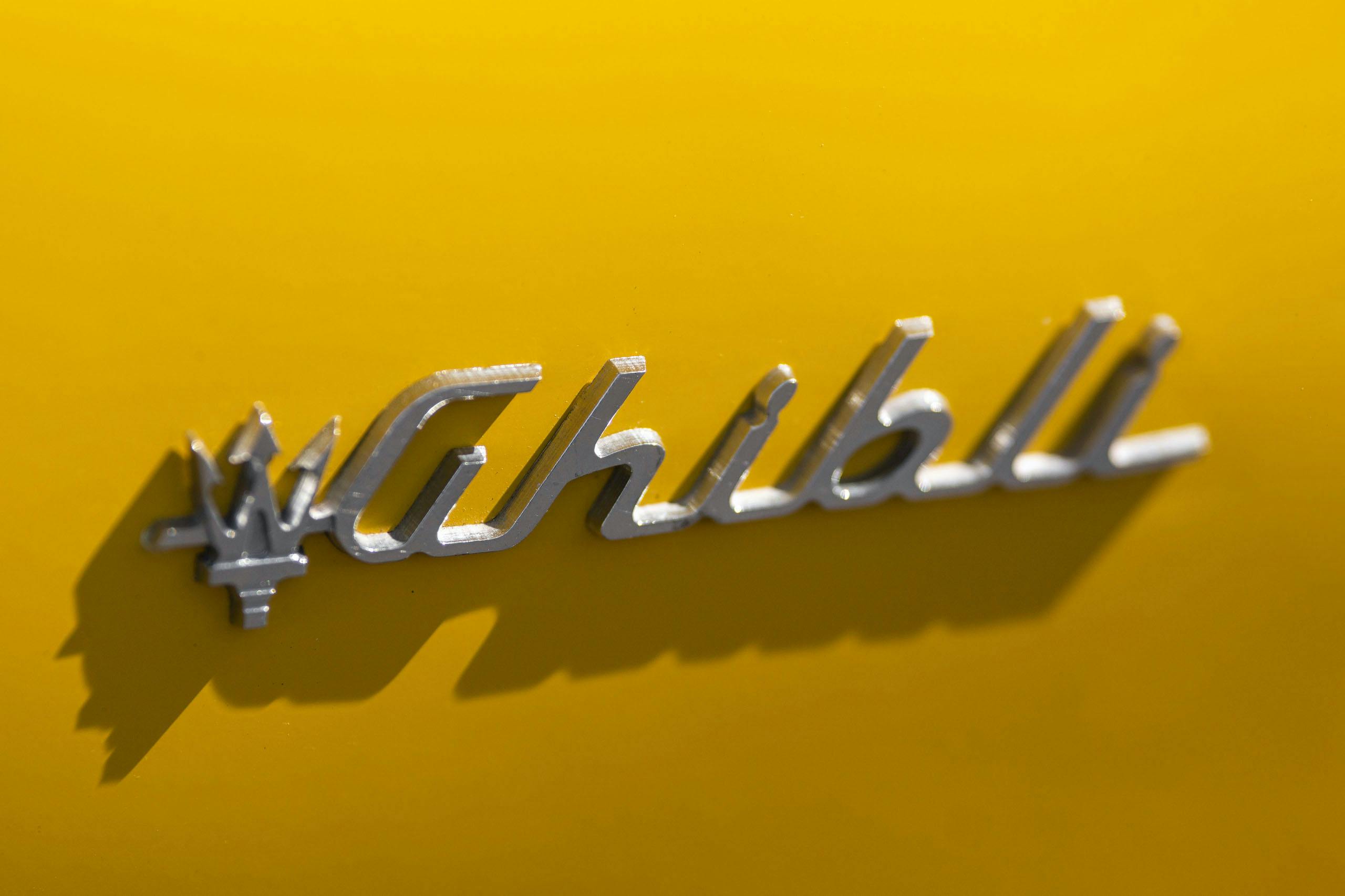 Ghibli 4-7 Coupe lettering emblem