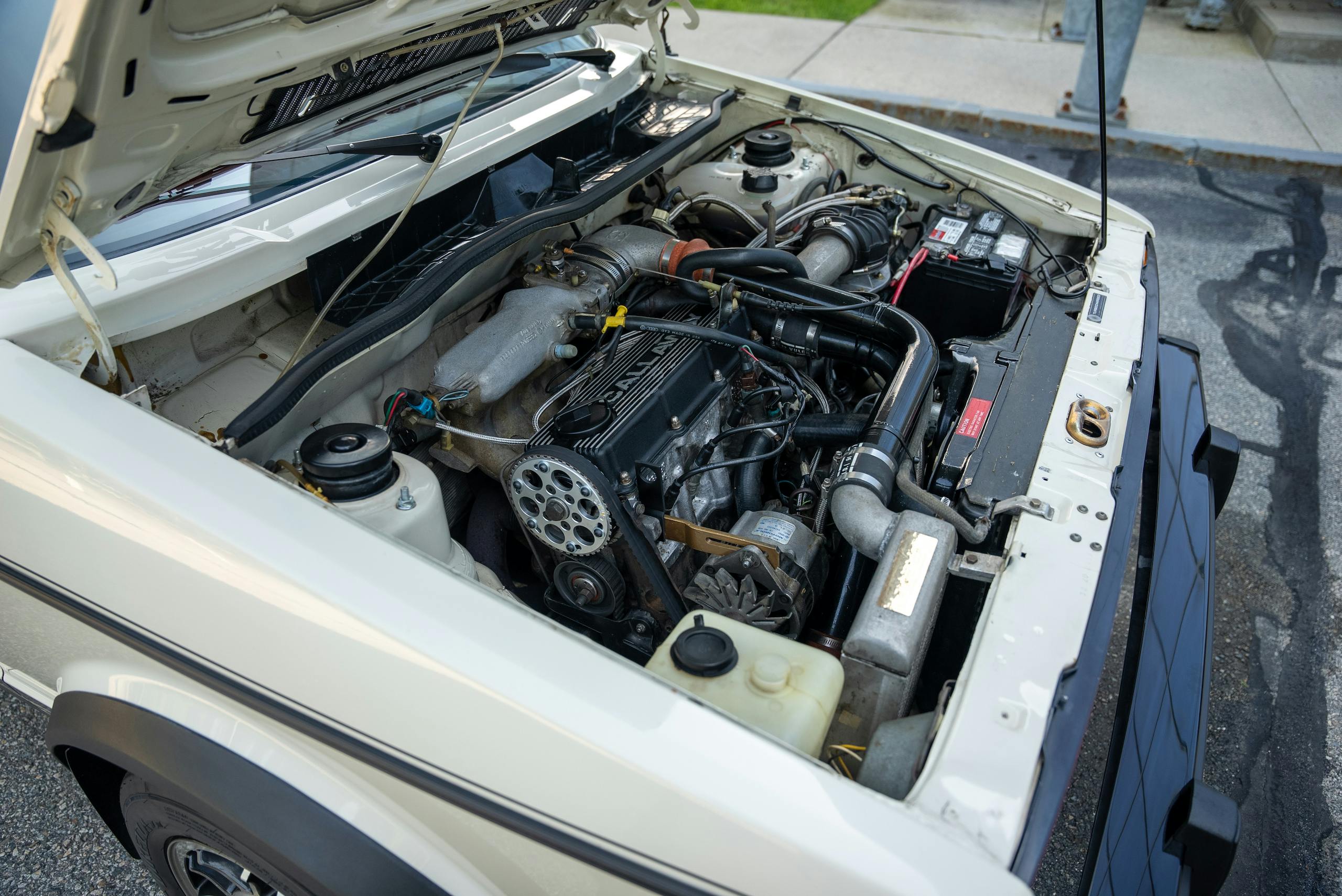 1983 Volkswagen Rabbit GTI Callaway hot hatch engine bay