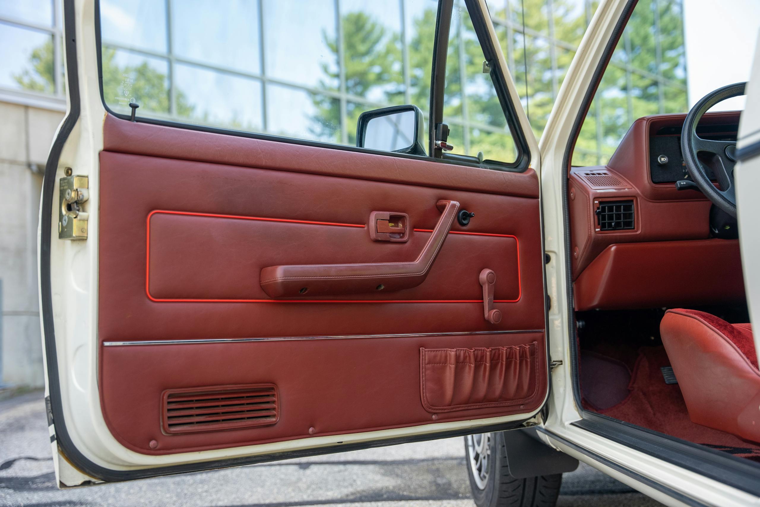 1983 Volkswagen Rabbit GTI Callaway hot hatch door panel detail