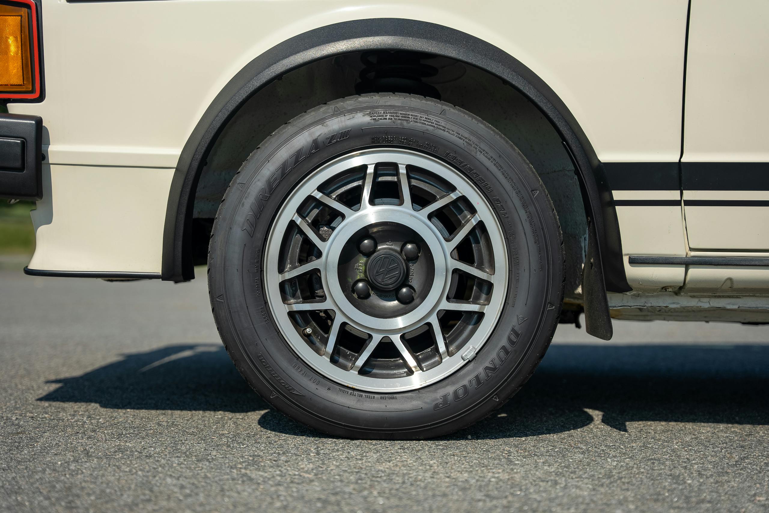 1983 Volkswagen Rabbit GTI Callaway hot hatch wheel tire
