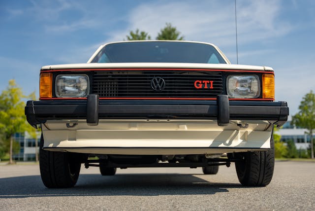 1983 Volkswagen Rabbit GTI Callaway hot hatch front close