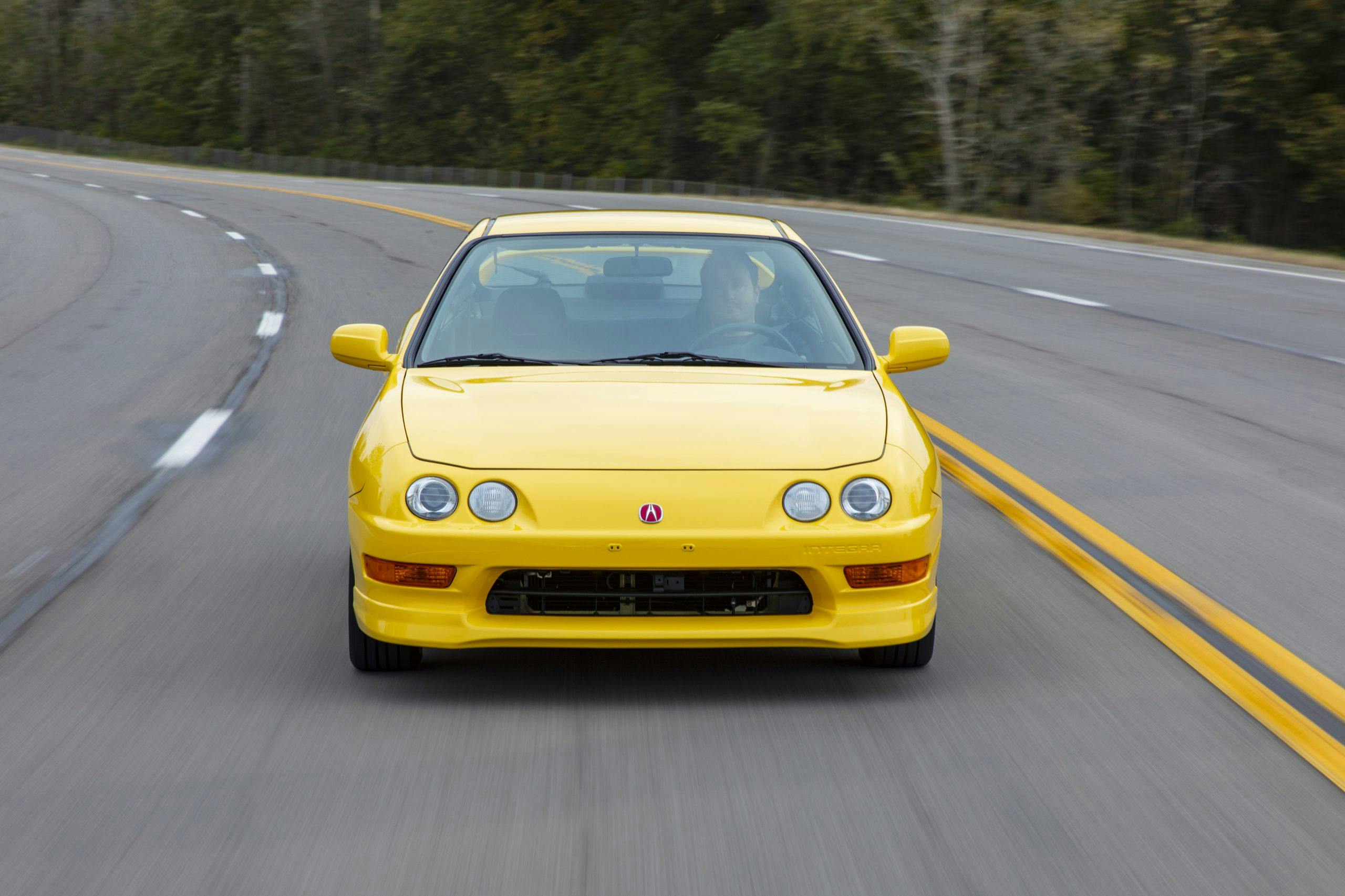 2001 Acura Integra Type R front driving action 2001 Acura Integra Type R front driving action