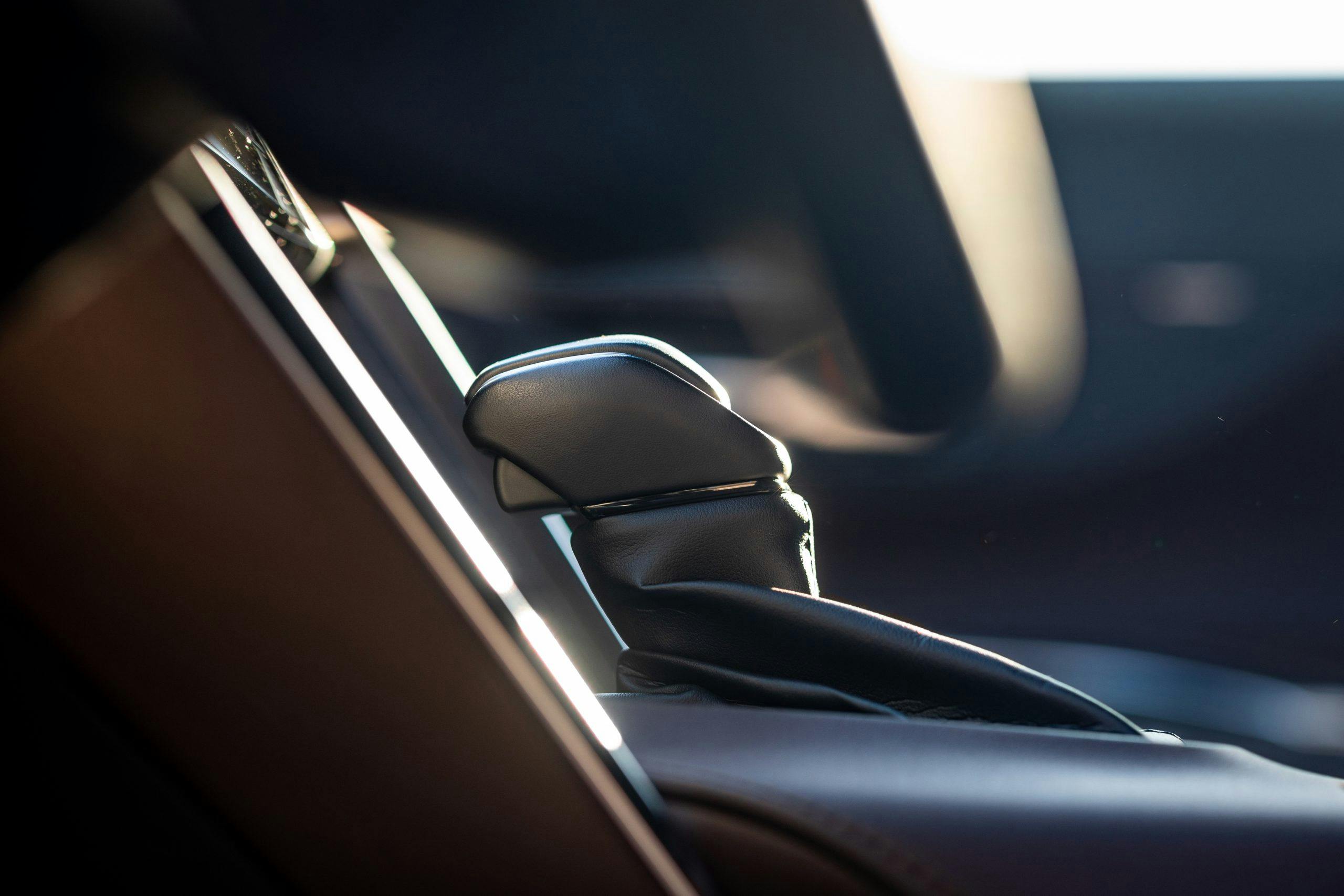 Toyota Venza interior gear selector detail