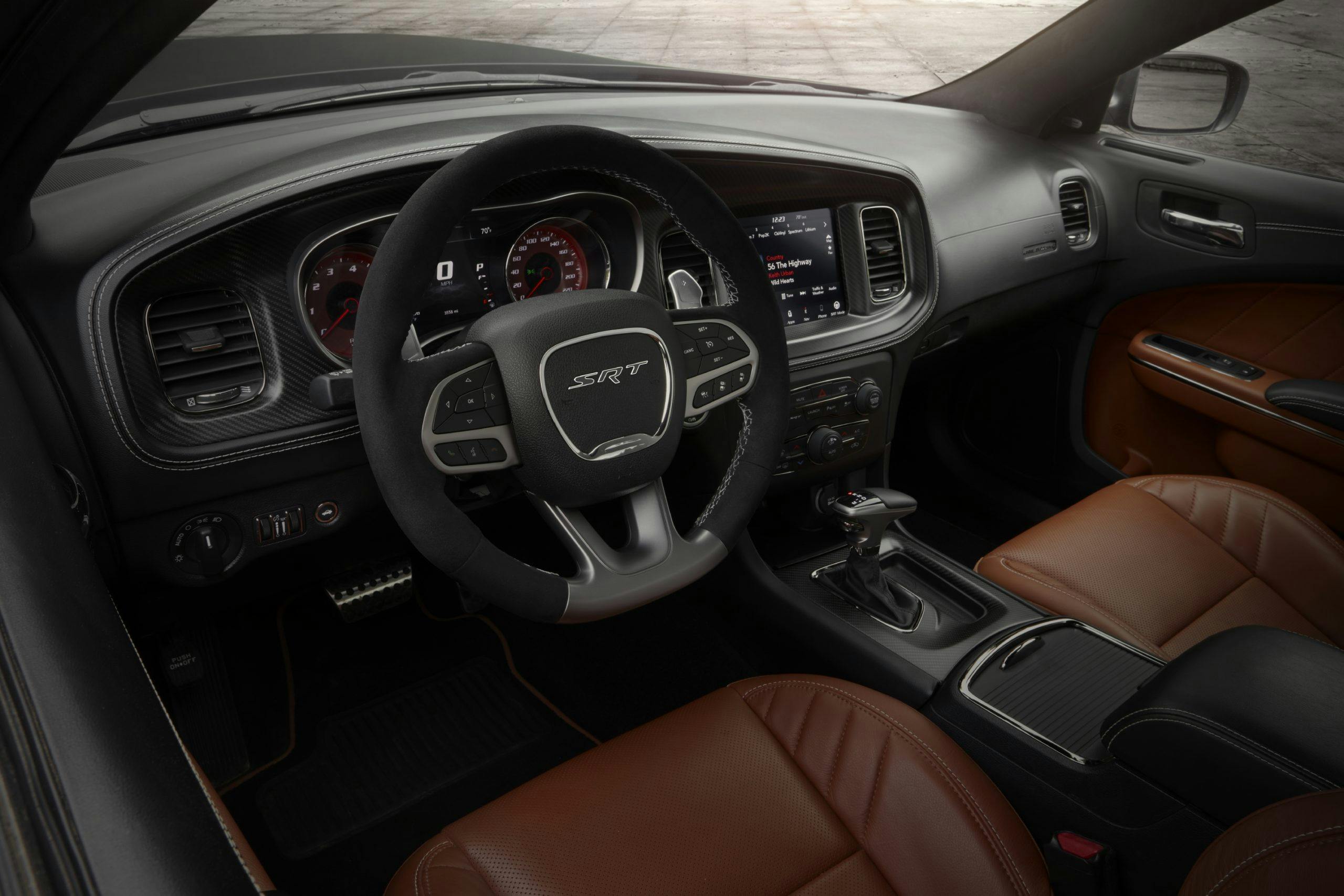 2022 Dodge Charger SRT Hellcat Redeye Widebody Jailbreak Sepia Laguna leather interior