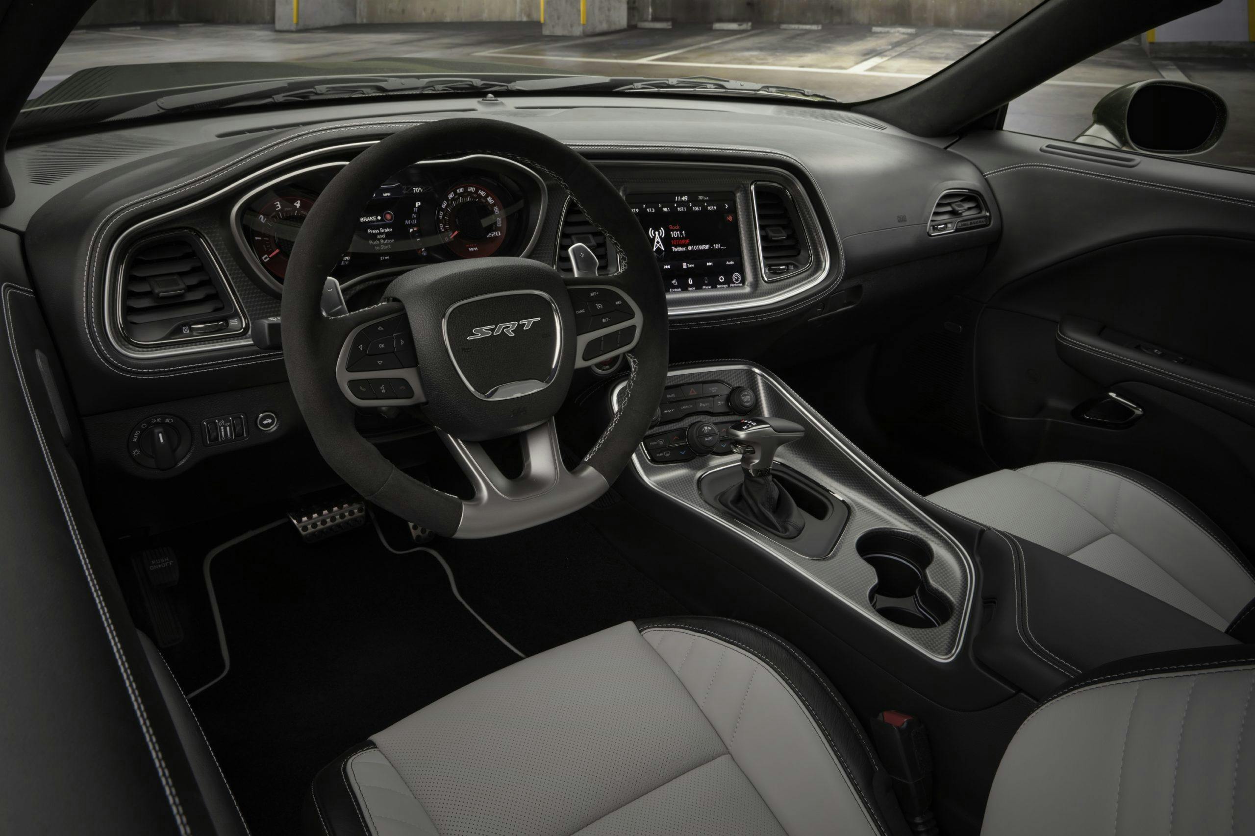 2022 Dodge Challenger SRT Hellcat Redeye Widebody Jailbreak Hammerhead Laguna Grey Leather interior