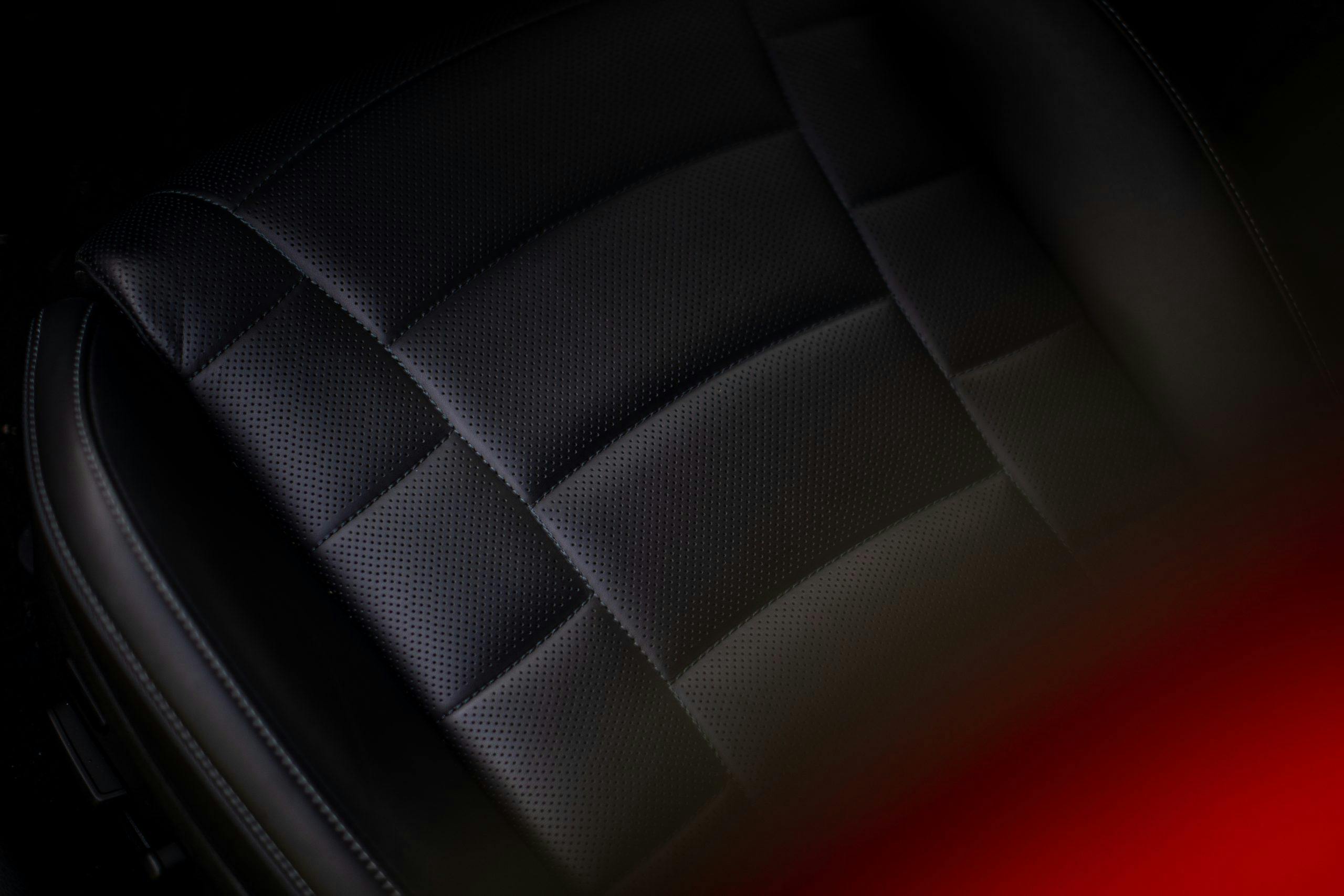 2022 Kia Stinger GT2 AWD interior seat air perforation detail