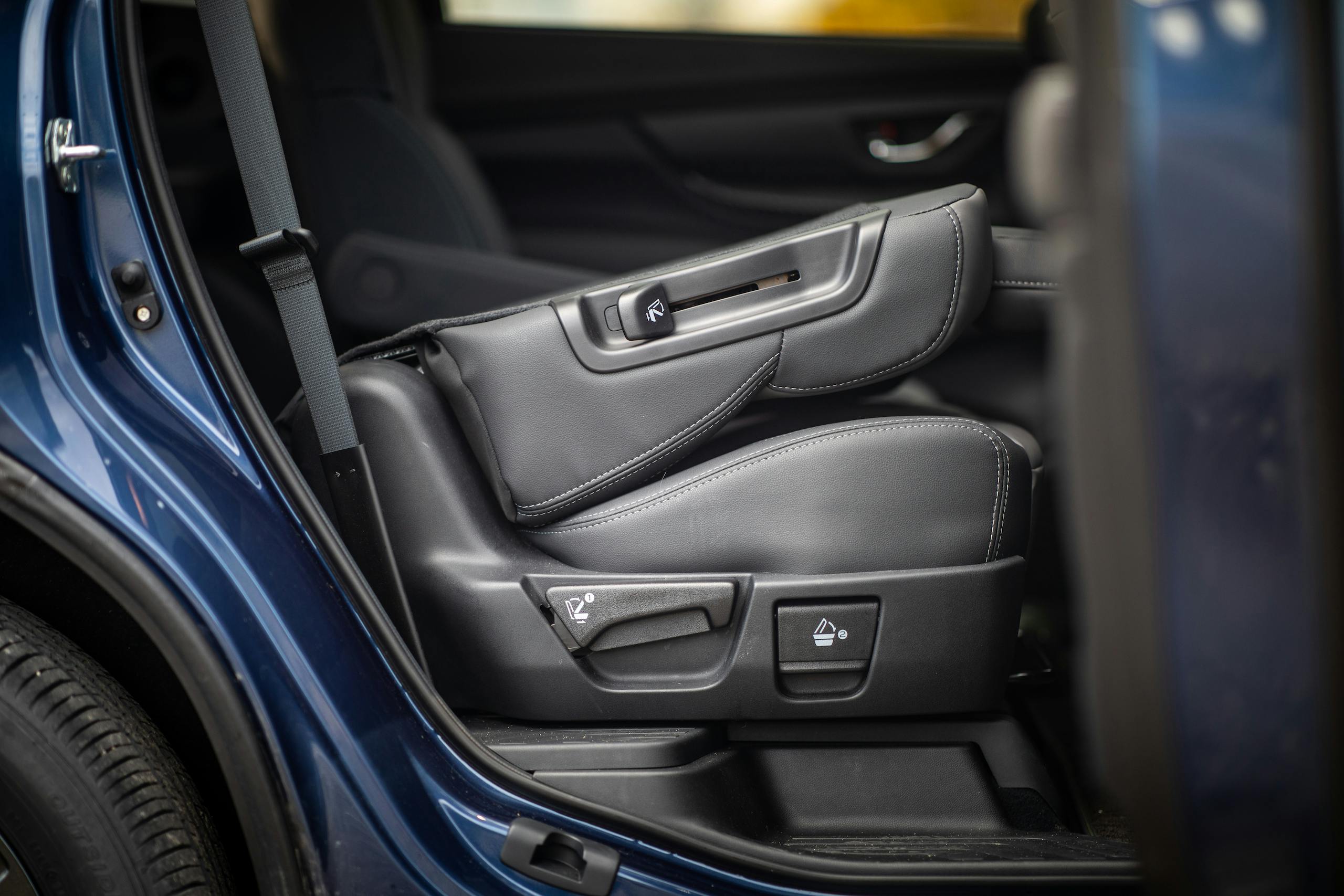 2022 Subaru Ascent Onyx Edition interior rear folding seat angle