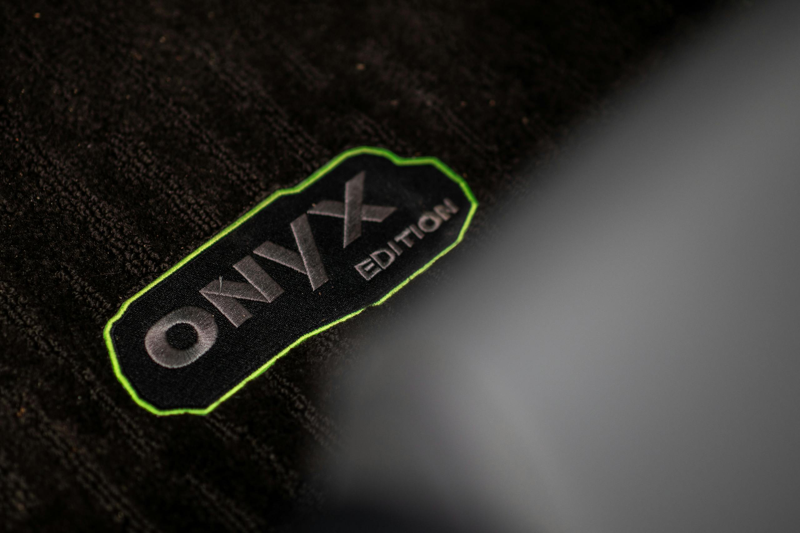 2022 Subaru Ascent Onyx Edition interior floor mat embroidery detail