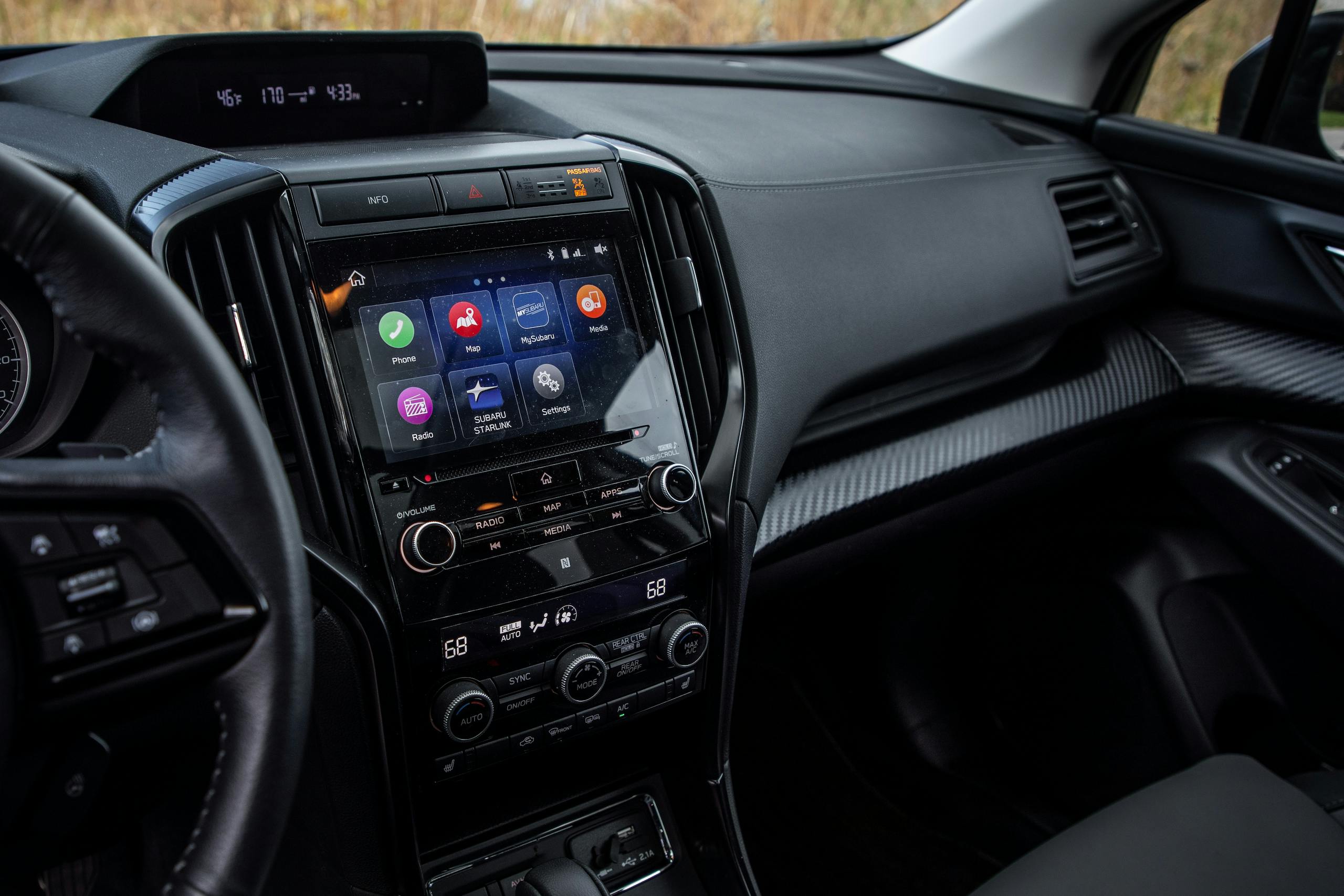 2022 Subaru Ascent Onyx Edition interior infotainment screen