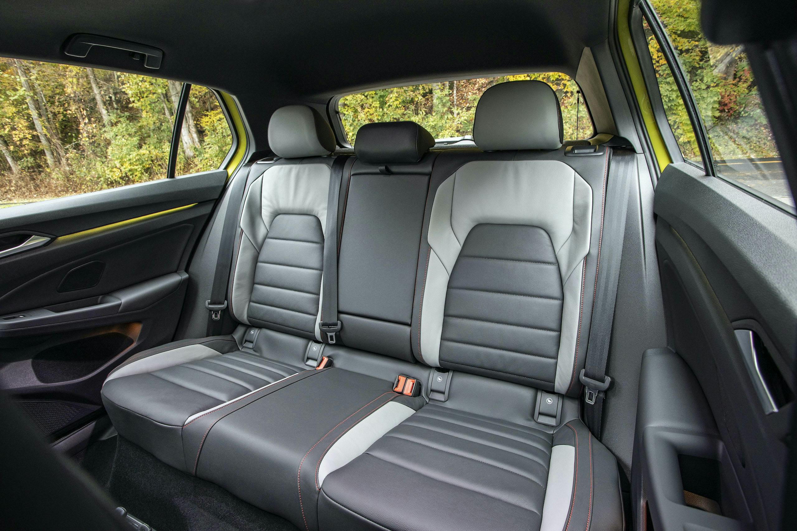 2022 VW Golf GTI interior rear seat