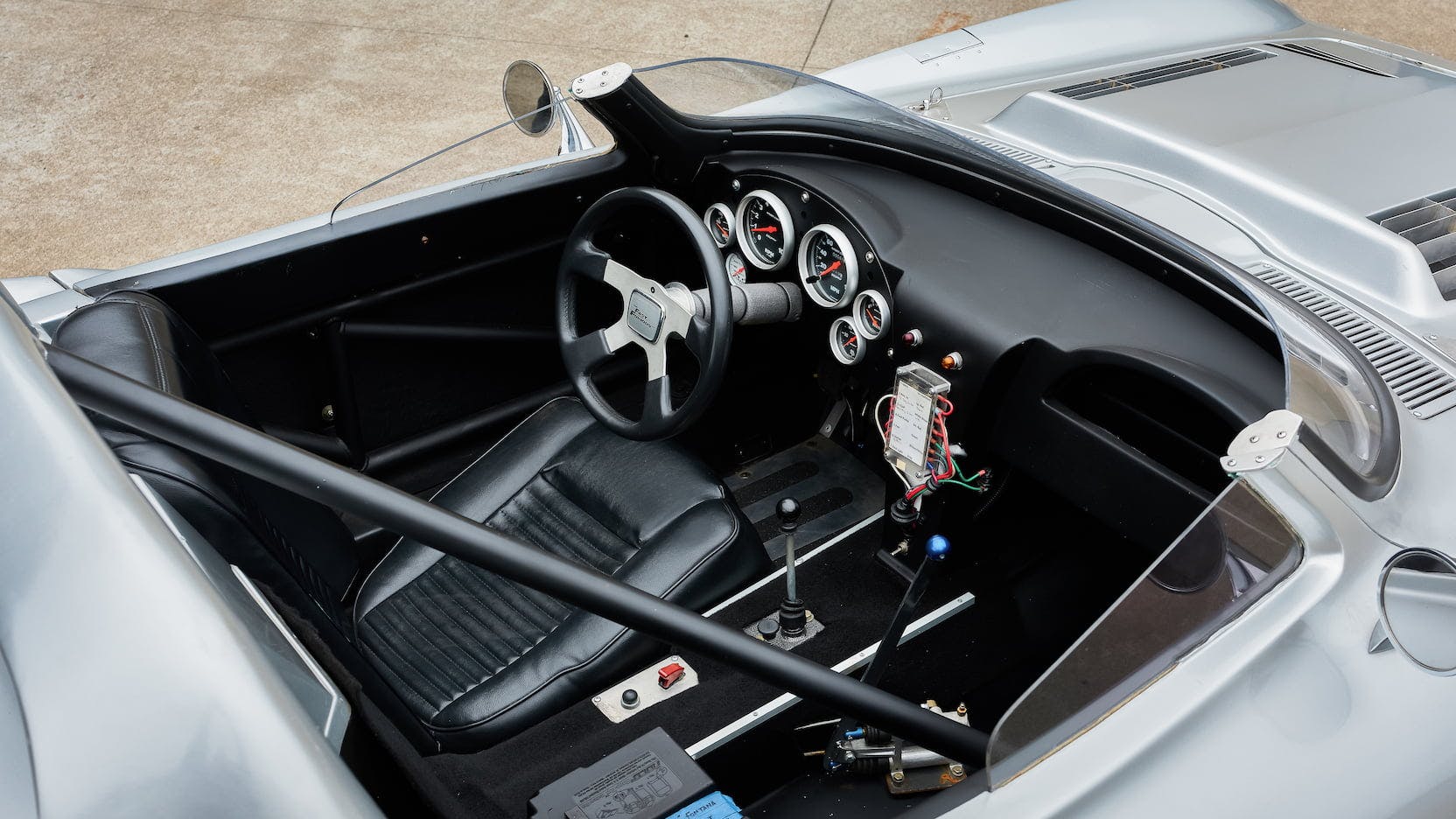 Mecum Fast and Furious 1963 Corvette Grand Sport replica interior