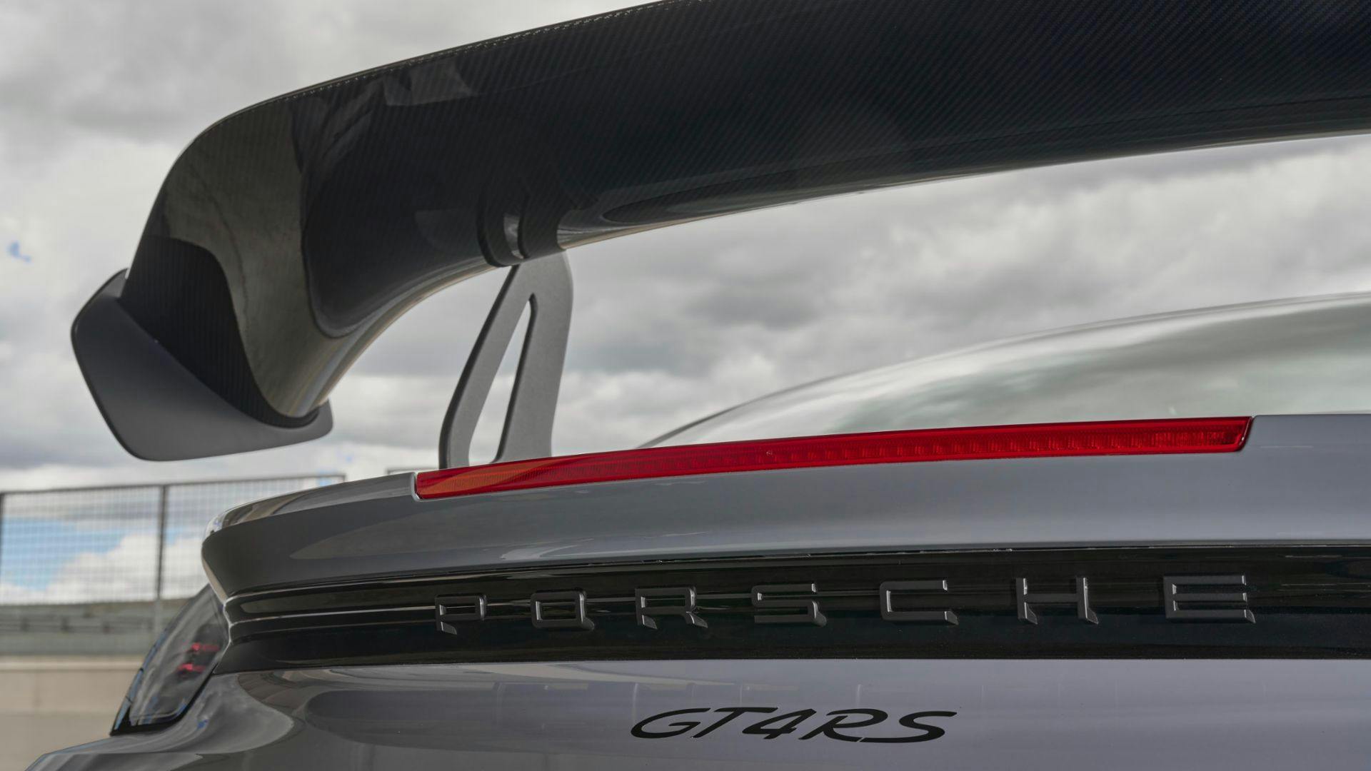 Porsche Cayman 718 GT4 RS rear wing