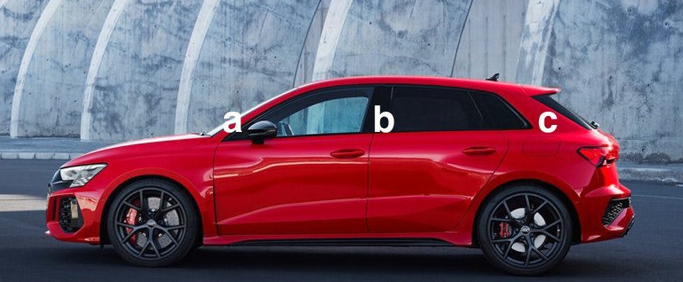 B and C-Pillar Kit | AUDI A3 2022 B and C-Pillar Kit | AUDI A3 2022
