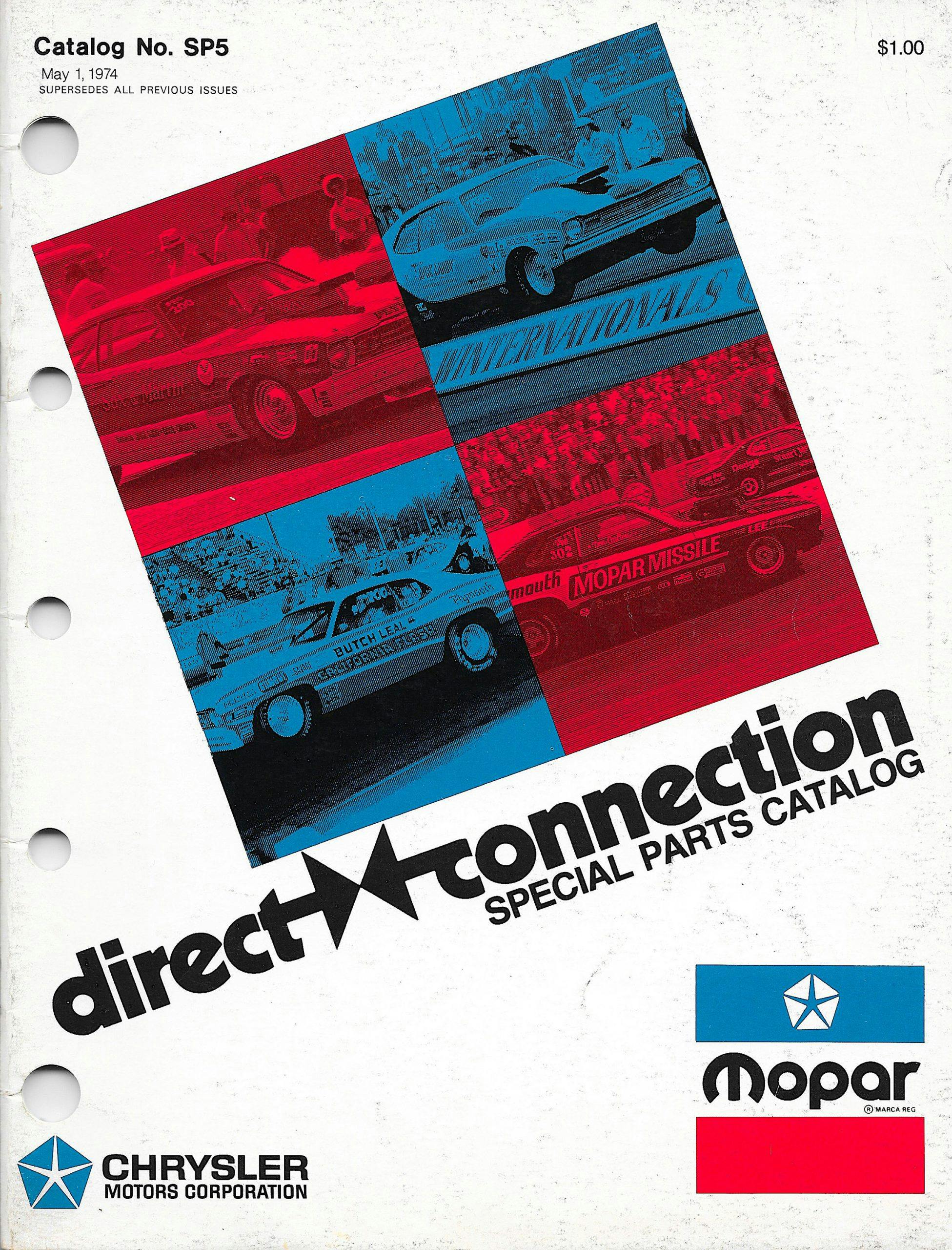 The original 1974 Direct Connection parts catalog