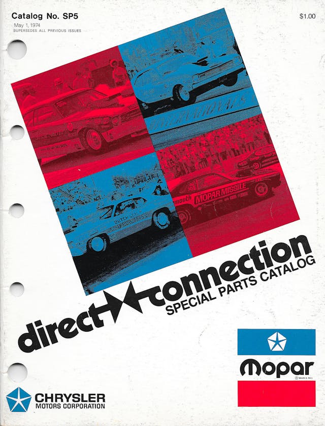 The original 1974 Direct Connection parts catalog