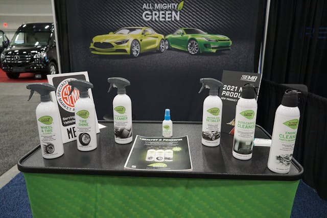 All Mighty Green Detailing Products