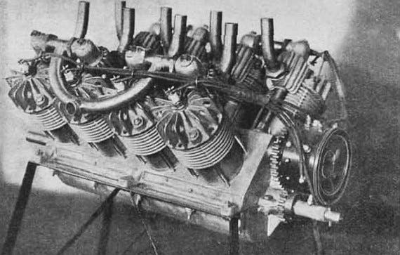 Glenn Curtiss V-8 engine