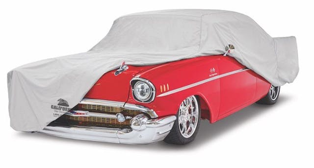 chevrolet bel air under california car cover