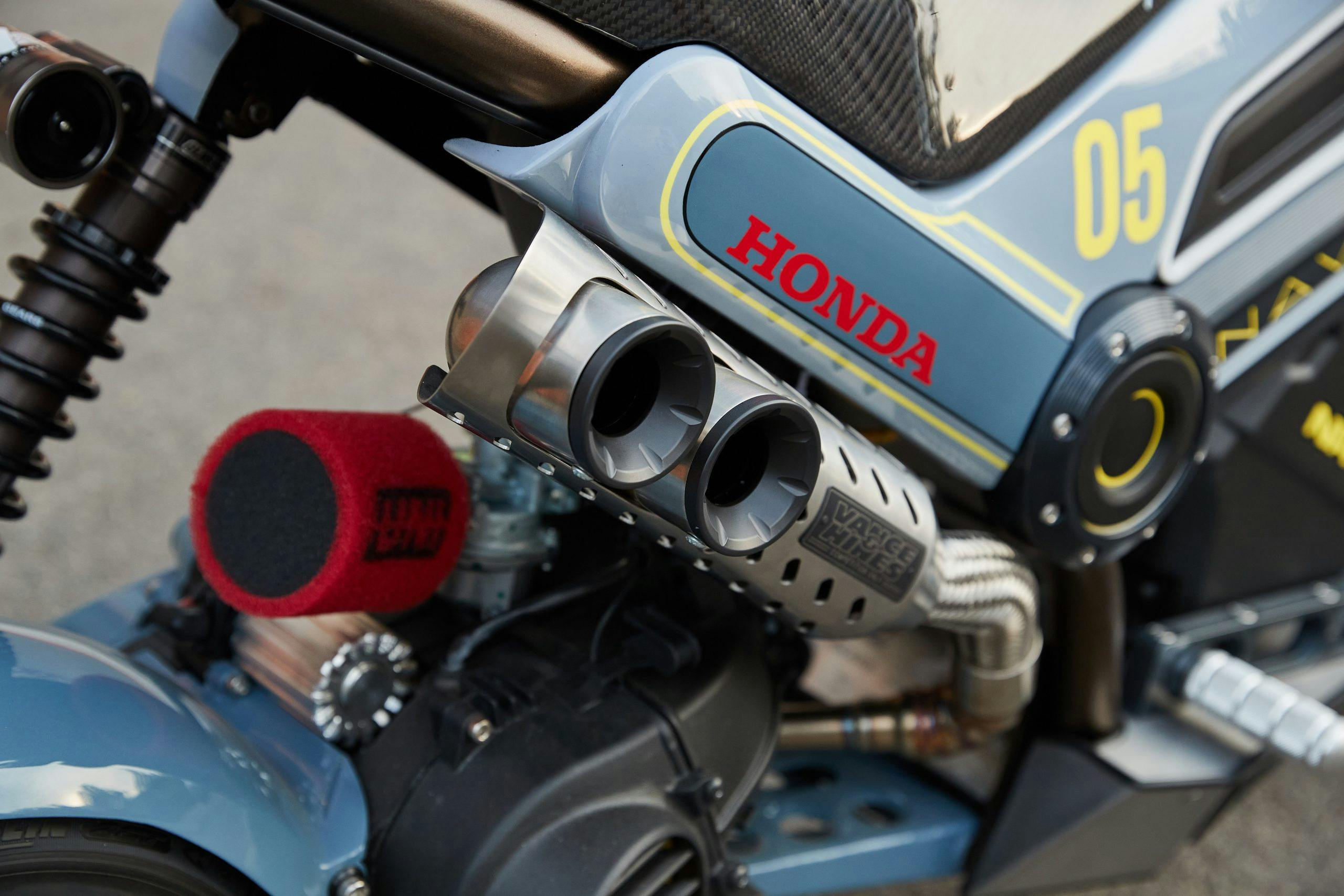 Honda Navi Minibike Steady Garage custom exhaust