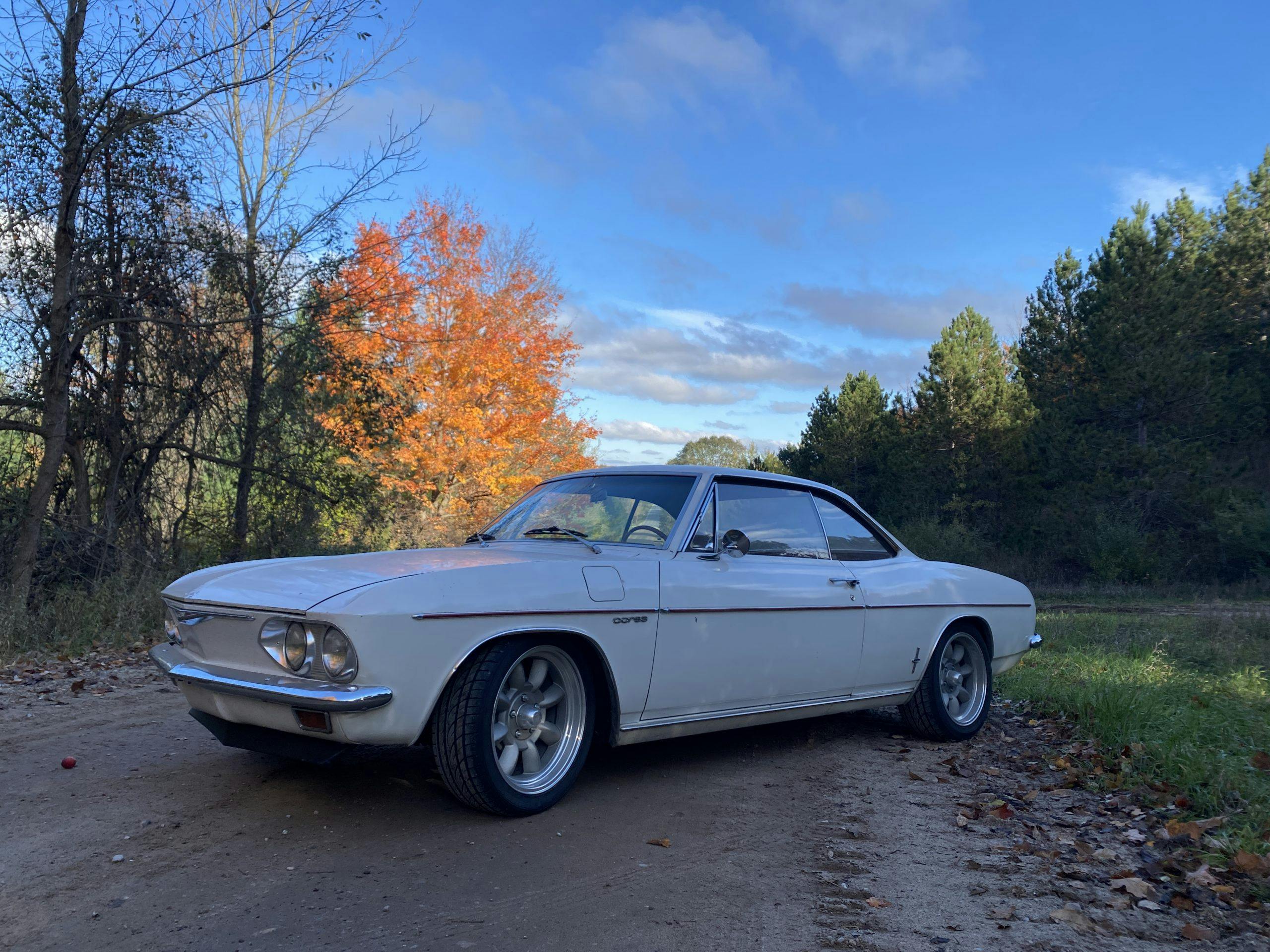 Corvair driver front 3/4