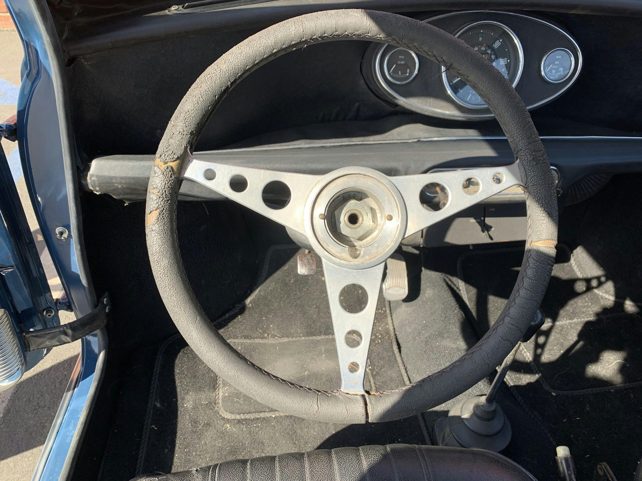 CXC simulations 1967 Mini Cooper S steering wheel paddy hopkirk