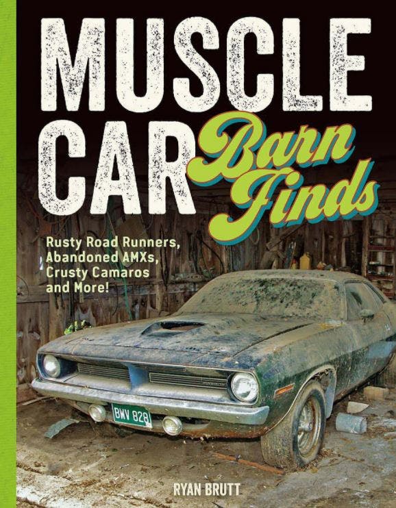 Muscle Car Barn Finds book cover - Ryan Brutt