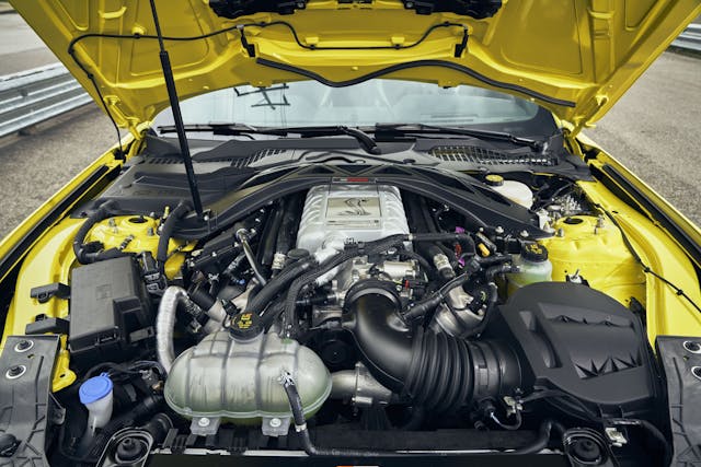 2021 Ford Mustang Shelby GT500 engine bay