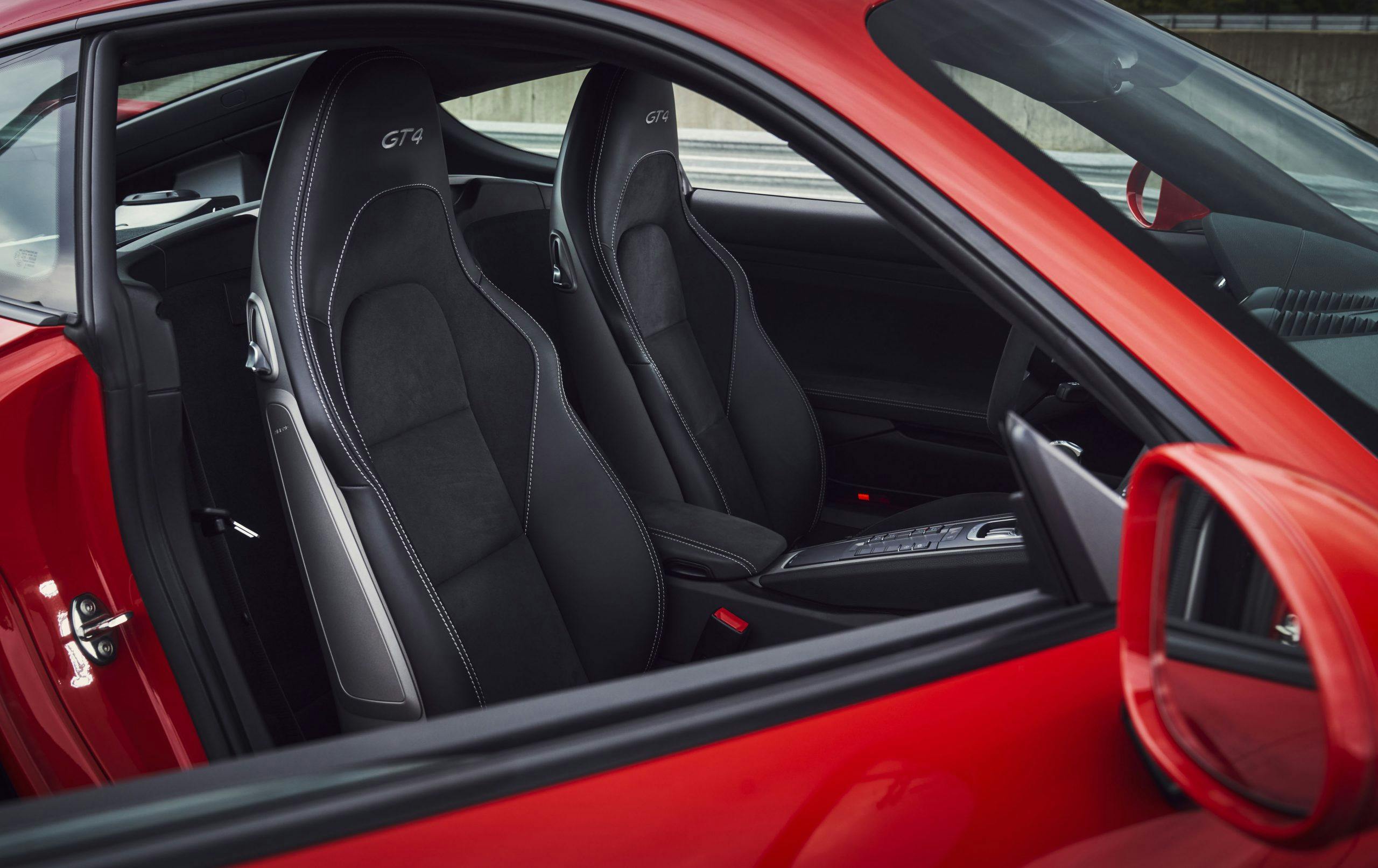 2021 Porsche Cayman GT4 interior front seats