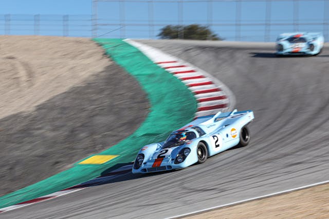 Porsche 917 on Laguna Seca Corkscrew