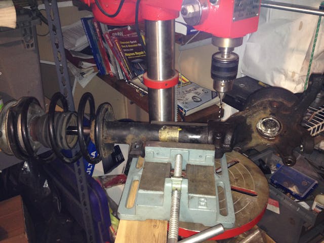 Rob Siegel - Rules of Repulsion - assembly on drill press