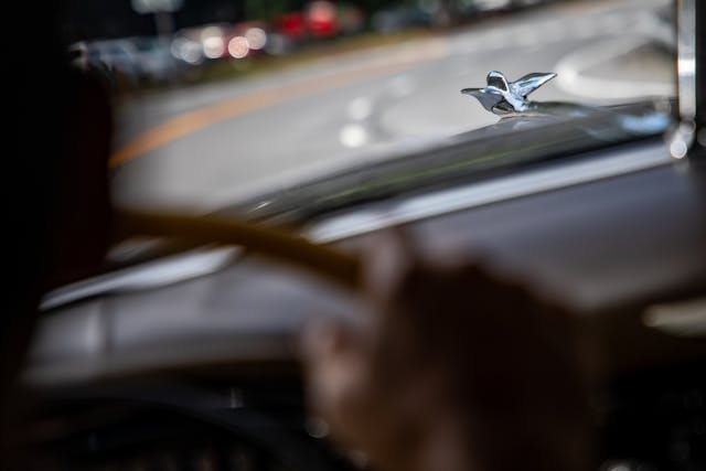 1949 Cadillac Series 62 sedan hood ornament