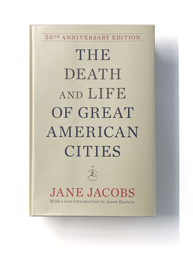 The Death and Life of Great American Cities by Jane Jacobs book cover