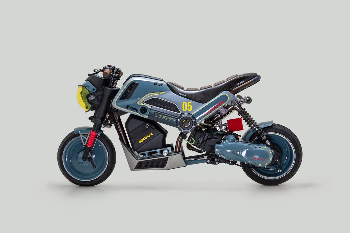 Honda Navi Minibike Steady Garage side profile