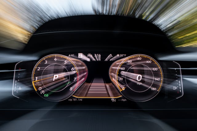 Volkswagen Arteon interior digital dash blur effect