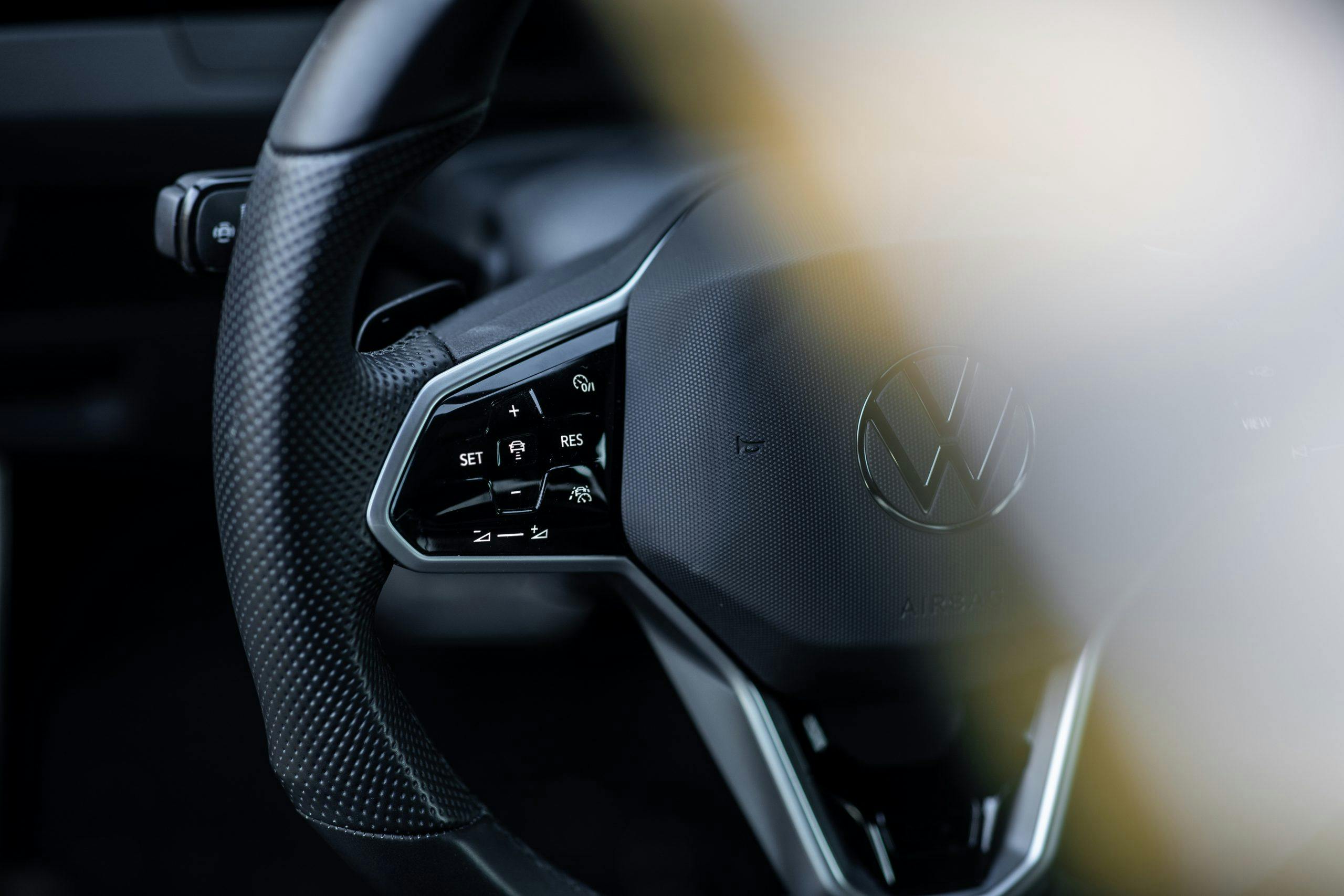 Volkswagen Arteon interior steering wheel haptic controls