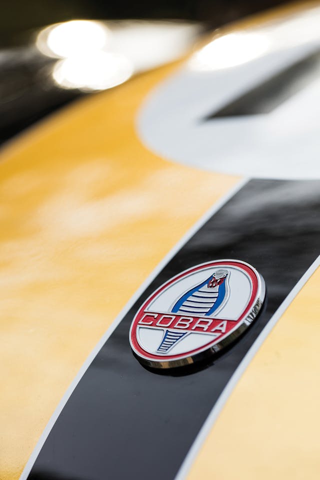 1965 Shelby 427 Competition Cobra emblem vertical