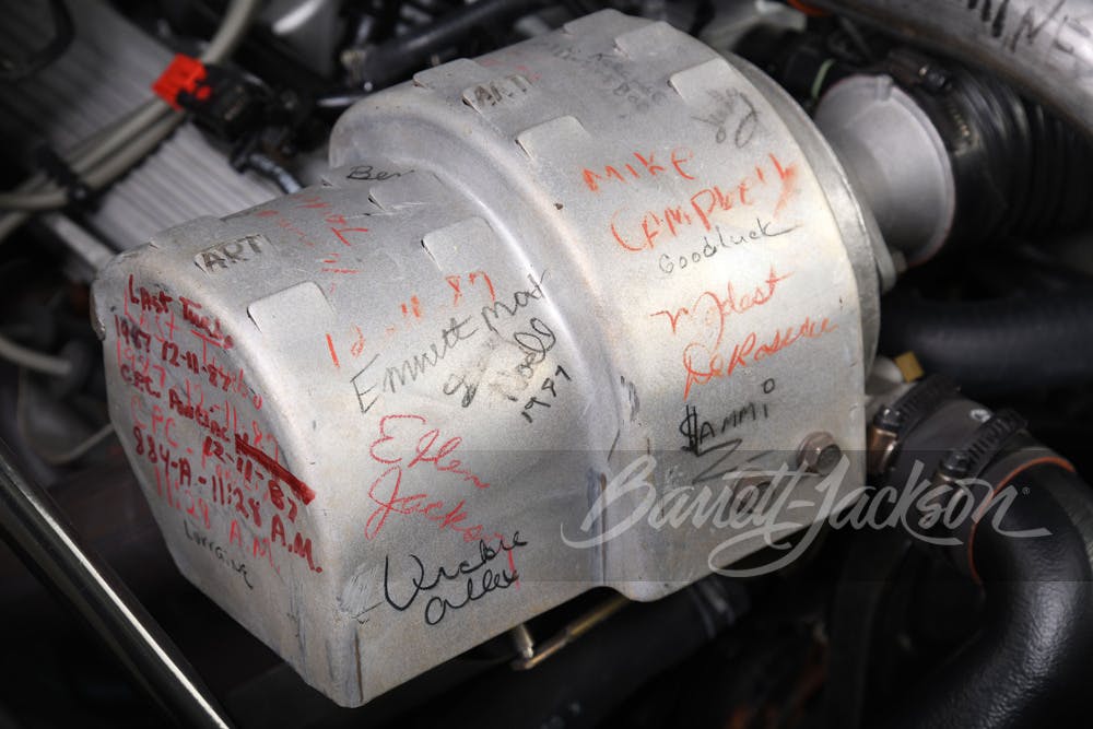 1987 Buick Grand National turbo cover signatures