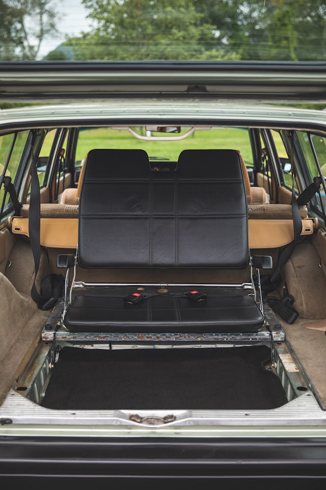 1990 Land Rover Defender interior rear seat