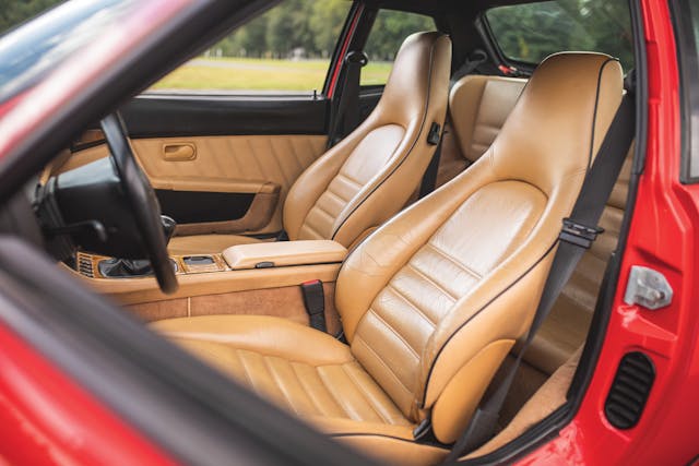 1992 Porsche 968 interior leather seats