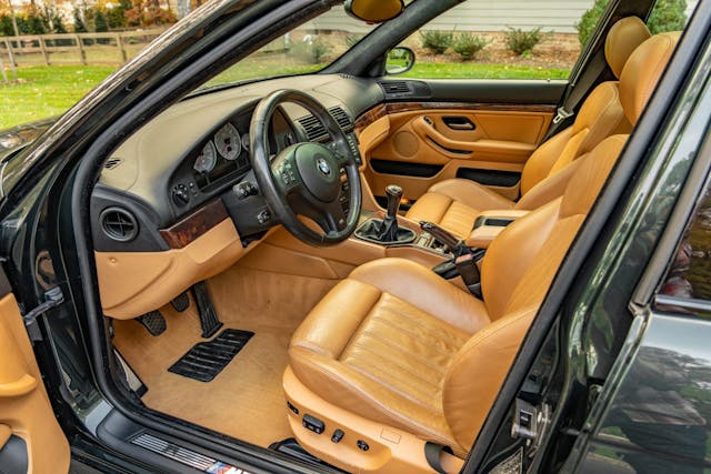 2002 BMW M5 interior