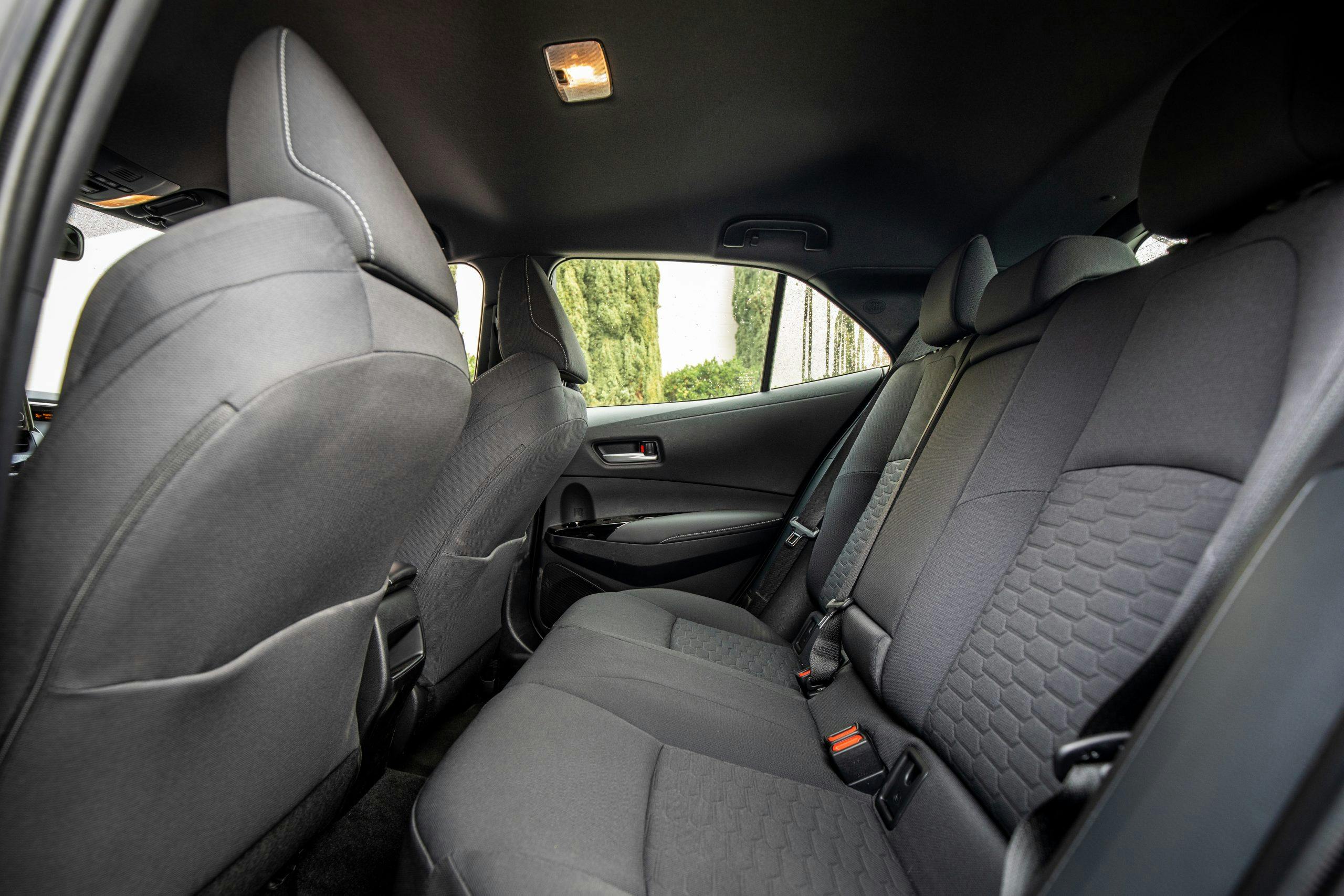2021 Toyota Corolla Hatchback SE Nightshade interior rear seat