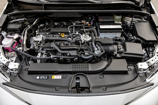 2021 Toyota Corolla Hatchback SE Nightshade engine bay