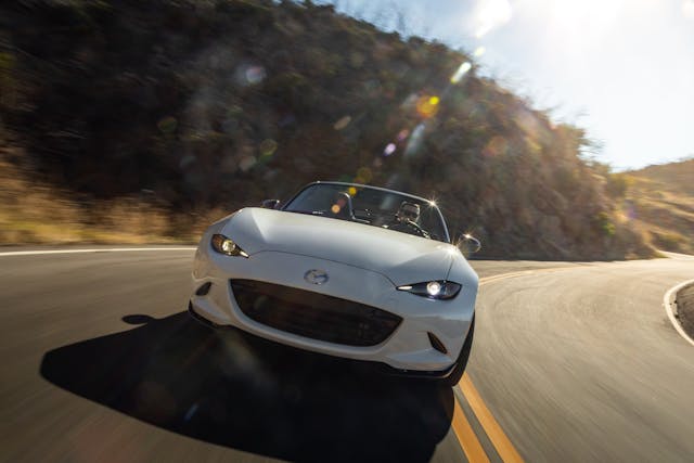 2021 Mazda MX-5 Miata Club Roadster front end driving