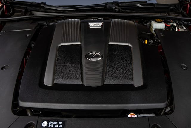 2022 Lexus LS 500 F Sport engine