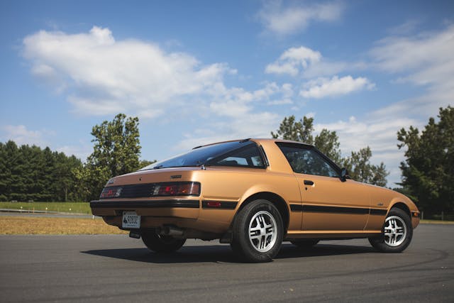 1983 Mazda RX7 rear three-quarter
