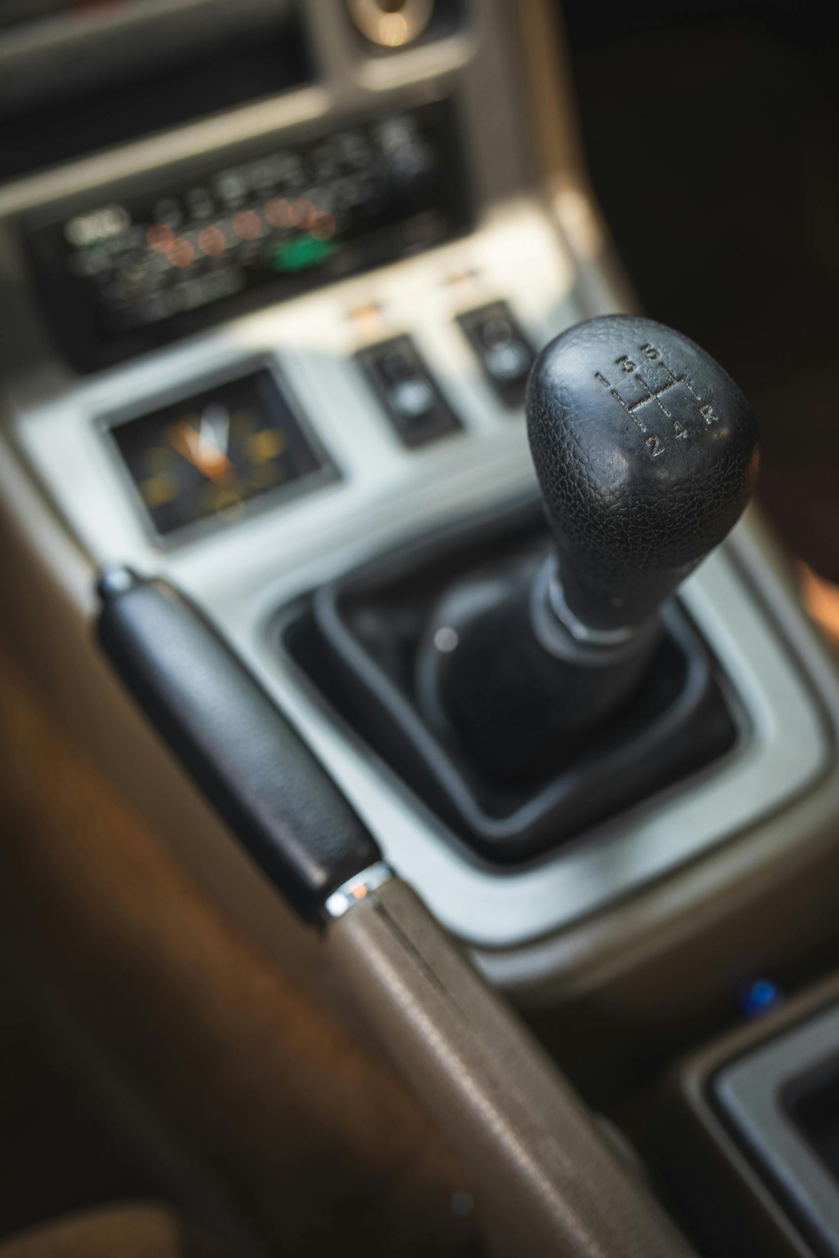 1983 Mazda RX7 interior five speed shifter