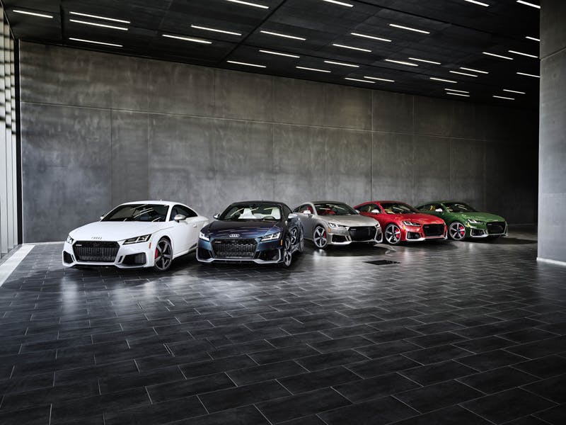 Audi TT RS Heritage Edition group
