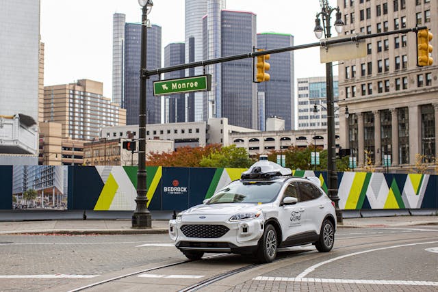 Argo AI self driving vehicle front three-quarter